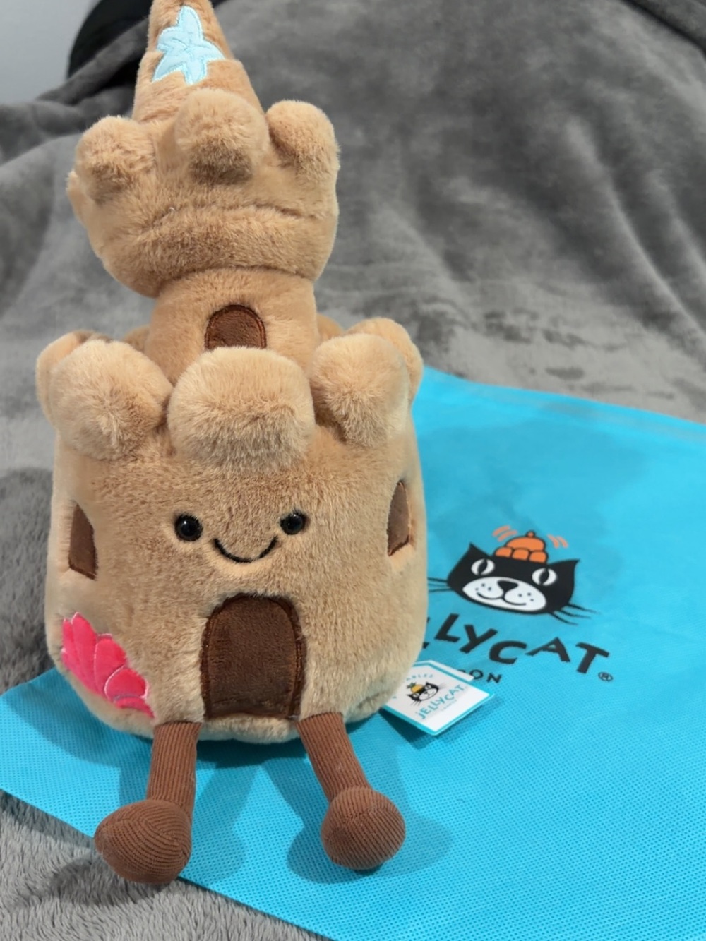Retired Authentic Sandcastle Jellycat